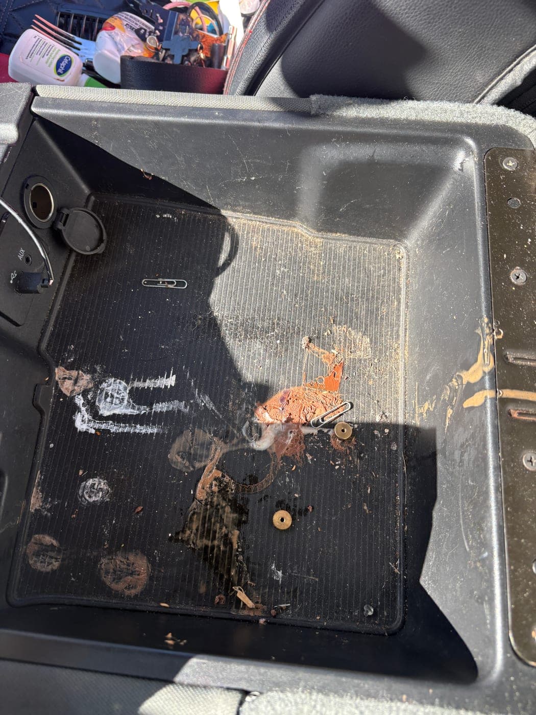 Centre Console — before detailing