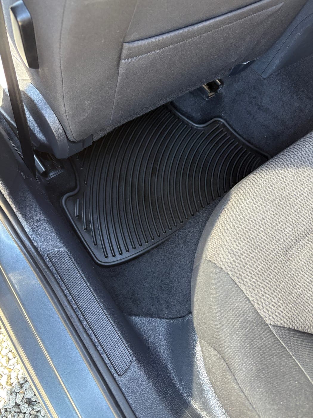 Footwell & Floor Mats — after detailing