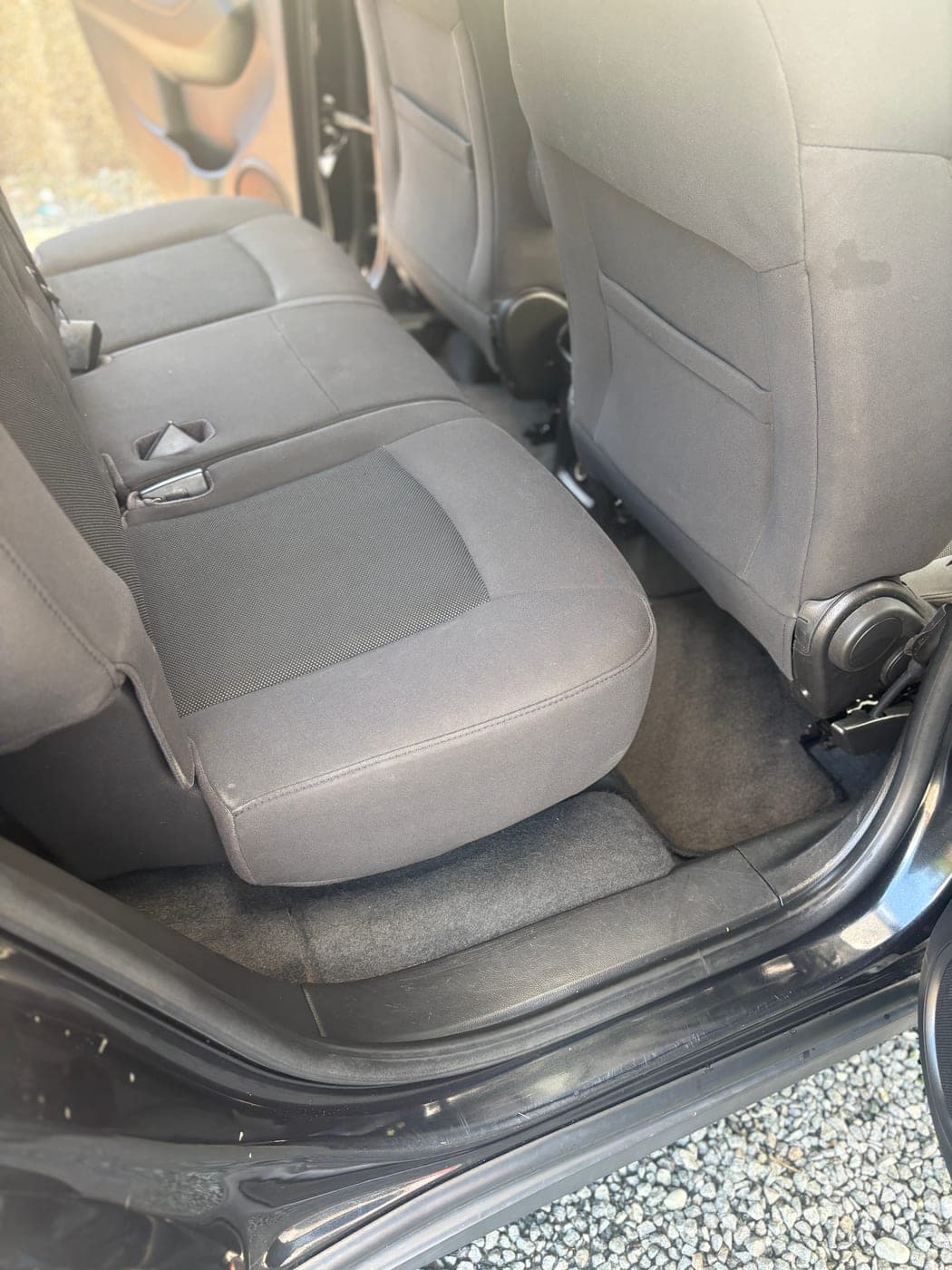 Rear Seats & Carpet — after detailing