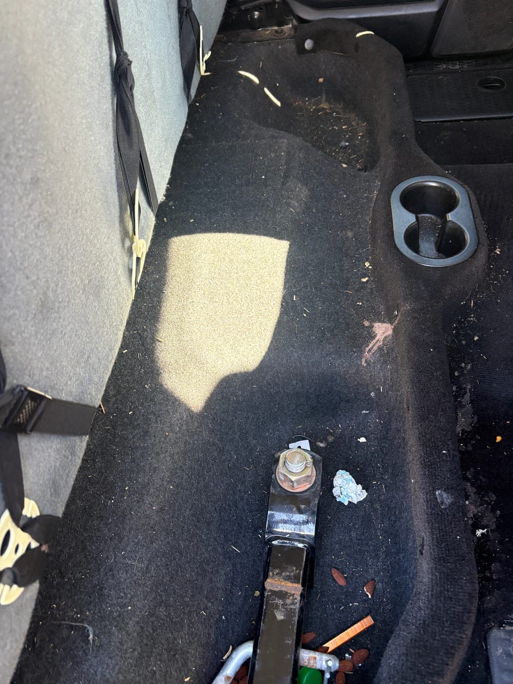 Truck Rear Floor — before detailing
